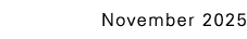 November 2025