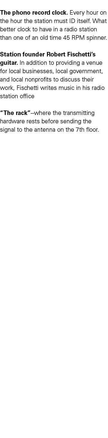  The phono record clock. Every hour on the hour the station must ID itself. What better clock to have in a radio stat...